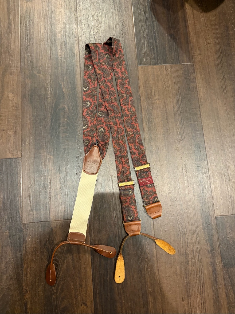 Barrons Hunter Paisley Suspenders Made in Virginia Men’s Suspenders